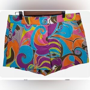 TRINA TURK Corbin 2 Shorts Island Swirl Multicolor Women's size 2.